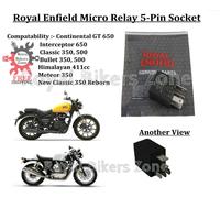 Royal Enfield Micro Relay 5 pin presa per Old Classic 350/500/Himalayan 411cc
