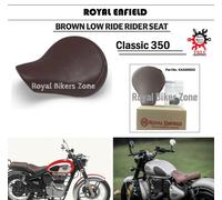 ROYAL ENFIELD "NEW BROWN LOW RIDE RIDER SEAT" per "New CLASSIC 350" Reborn