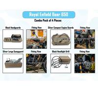 Royal Enfield Orso 650 Paramani, Faro Griglia, Motore Protezione & Coppa