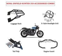 Royal Enfield "Portapacchi, griglia, ordine coda, protezione motore" per Hunt...