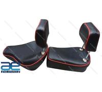Royal Enfield Sedile Doppio Confortevole Schienale Staccabile Nero