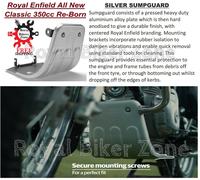 Royal Enfield "Silver Sumpguard" per tutti i nuovi Classic 350cc Re-Born