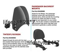 Royal Enfield "Tinted Flyscreen With Passenger Backrest Black" per Meteor 350cc