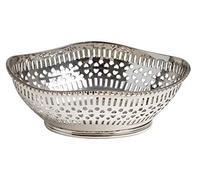 ROYAL ENGLAND Ciotola Ovale Traforata in Sheffield Placcato Argento cod.611022 cm 16,5x12,7x6h by Varotto & Co.