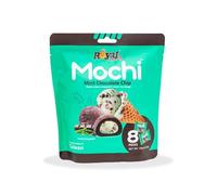 Royal Family Mochi - Confezione da 8 Pezzi - Un viaggio tra 7 sapori irresistibili - Scegli il tuo Gusto Preferito! (Menta e gocce di cioccolato)