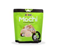 Royal Family Mochi - Confezione da 8 Pezzi - Un viaggio tra 7 sapori irresistibili - Scegli il tuo Gusto Preferito! (Cocco)