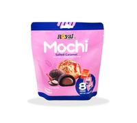 Royal Family Mochi - Confezione da 8 Pezzi - Un viaggio tra 7 sapori irresistibili - Scegli il tuo Gusto Preferito! (Caramello Salato)