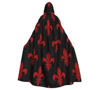 Royal Fleur-De-Lis - Mantello da strega con cappuccio, per costume di Halloween