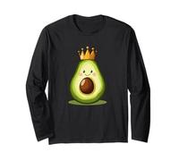 Royal Fruit Vibes con un avocado incoronato Maglia a Manica