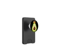 Royal Fruit Vibes con un avocado incoronato PopSockets PopWallet per MagSafe