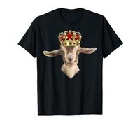 Royal Goat King with Crown Maglietta