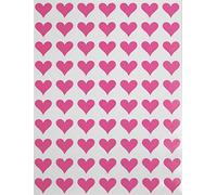 Royal Green Adesivi Cuore 13 mm - Colore Rosa - Confezione da 1050 Pezzi