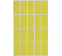Royal Green Adesivi Rettangolari Colore Giallo 40 MM X 19 MM - Etichette Adesive Multiuso (4 CM X 1,9 CM) per Bambini, Scuola, Ufficio, Archivio E Documenti - Confezione Da 300 Pezzi