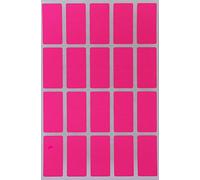 Royal Green Adesivi Rettangolari Colore Rosa Fluorescente 40 MM X 19 MM - Etichette Adesive Multiuso (4 CM X 1,9 CM) per Bambini, Scuola, Ufficio, Archivio E Documenti - Confezione Da 300 Pezzi