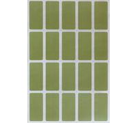 Royal Green Adesivi Rettangolari Colore Verde Oliva 40 MM X 19 MM - Etichette Adesive Multiuso (4 CM X 1,9 CM) per Bambini, Scuola, Ufficio, Archivio E Documenti - Confezione Da 100 Pezzi