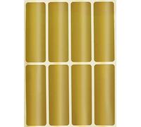 Royal Green Adesivi Rettangolari Dorati 76mm x 25mm - Confezione da 40 Pezzi