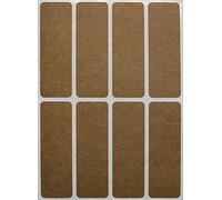 Royal Green Adesivi Rettangolari in Carta Kraft 76mm x 25mm - Confezione da 120 Pezzi