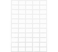 Royal Green Adesivi Rettangolari Rimovibili Bianchi 25,5x16 mm - Confezione da 550 Pezzi