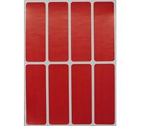 Royal Green Adesivi Rettangolari Rossi 76mm x 25mm - Confezione da 120 Pezzi