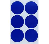 Royal Green Adesivi Rotondi Blu Multiuso 50mm - Bollini Colorati Scrivibili da 5cm Ideali come Etichette per Bambini, Scuola, Casa, Ufficio, Lavoro, Archivio - Confezione da 72 Pezzi