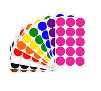 Royal Green Bollini Adesivi Rotondi 30 mm - 10 Colori - Confezione da 150 Pezzi