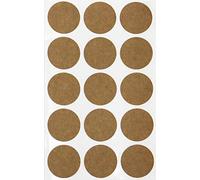 Royal Green Bollini Adesivi Rotondi in Carta Kraft 30 mm - Confezione da 225 Pezzi