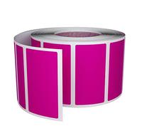 Royal Green Etichette Adesive Rettangolari Rosa in Rotolo 4 cm x 1,9 cm - Etichette di Codifica Colorate Scrivibili 40mm x 19mm - Confezione da 500 Pezzi