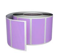 Royal Green Etichette Adesive Rettangolari Viola Pastello da 4 cm x 1,9 cm in Rotolo - Confezione da 500 Pezzi