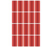 Royal Green Etichette rettangolari a colori, 40x19 cm, etichette rettangolari per codifica a colori (40 mmx19 mm),piccole etichette scritte su etichette, confezione da 300 pezzi in rosso metallizzato