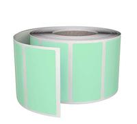 Royal Green Rotolo di adesivi rettangolari con codifica a colori, scrivere per etichette per cartelle e organizzazioni, 4 cm x 1.9 cm etichette con nome per ufficio, confezione da 500 (verde pastello)