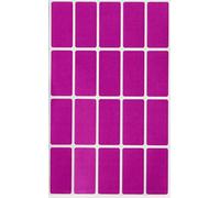 Royal Green Targhette per nomi colorate viola (40mm x 19mm) 4cm x 1,9cm - Confezione da 1000