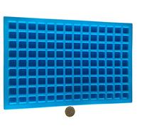 Royal Houseware - Stampo da forno in silicone per cubetti di ghiaccio, cioccolatini, caramelle, praline, zuccherini, biscotti, 126 quadratini