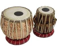 Royal Indian Handmade Designer Copper Tabla Set - 3 KG Copper Bayan - Sheesham Dayan Tabla Set Da India