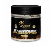 Royal Kitchen Balsamo condimento in ghisa e acciaio al carbonio 2 in 1, efficace per ripristinare, proteggere e condizionare la piastra in pietra nera, in ghisa e forno olandese, sicuro per alimenti e