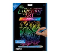 Royal & Langnickel Arcobaleno Incisione Arte Formato A4 pesci tropicali per pittura Set