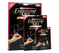 Royal & Langnickel - Confezione di 6 lastre vuote per incisione, 20 x 25 cm, colore rame