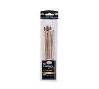 Royal & Langnickel Crafter's Choice Pro, set di 4 pennelli sintetici per mestiere