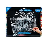 Royal & Langnickel FAM-9 - Immagine da grattare, DIN A3, motivo: Hollywood, colore: Argento