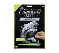 Royal & Langnickel Foglia Argento Incisione Art Kit 8 "X 10"-i Delfini