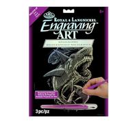 Royal & Langnickel - Glow In The Dark, set da incisione per disegni formato A4, motivo: squali