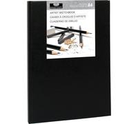 Royal & Langnickel Hardbound Taccuino da disegno 80 A4 110 g Black