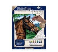 Royal & Langnickel - Kit per pittura numerata, motivo: "purosangue", serie tele artistiche piccole