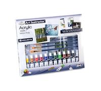 Royal & Langnickel Royal Art Instructor Set PDQ Acrylic Arte, Acrílico, Varios, Tamaño único
