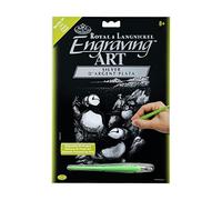 Royal & Langnickel - Set da incisione, motivo: pulcinella di mare, formato A4, colore: argento