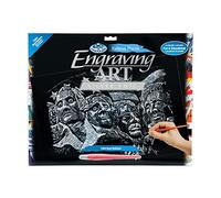 & Royal Langnickel-Set da incisione per disegni formato A3, colore: argento, misura Mount Rushmore-Set per pittura
