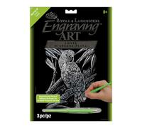 & Royal Langnickel-Set da incisione per disegni formato A4, colore: argento, motivo cacatua-Set per pittura