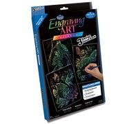 Royal & Langnickel - Set per incisione "animali", A4, confezione da 3 pezzi, colore: Arcobaleno