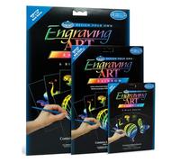 Royal & Langnickel - Tavola per incisione con effetto arcobaleno, misura 20 x 25 cm, confezione da 6