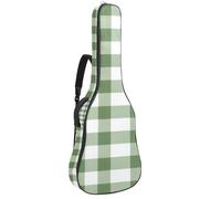 Royal Lily - Custodia per chitarra acustica con sfondo blu, 102 cm, 106,7 cm, con doppia tracolla regolabile e passante posteriore, Multicolore 07, 42.9x16.9x4.7 in, Zaino casual