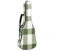 Royal Lily - Custodia per chitarra acustica con sfondo blu, 102 cm, 106,7 cm, con doppia tracolla regolabile e passante posteriore, Multicolore 10., 42.9x16.9x4.7 in, Zaino casual
